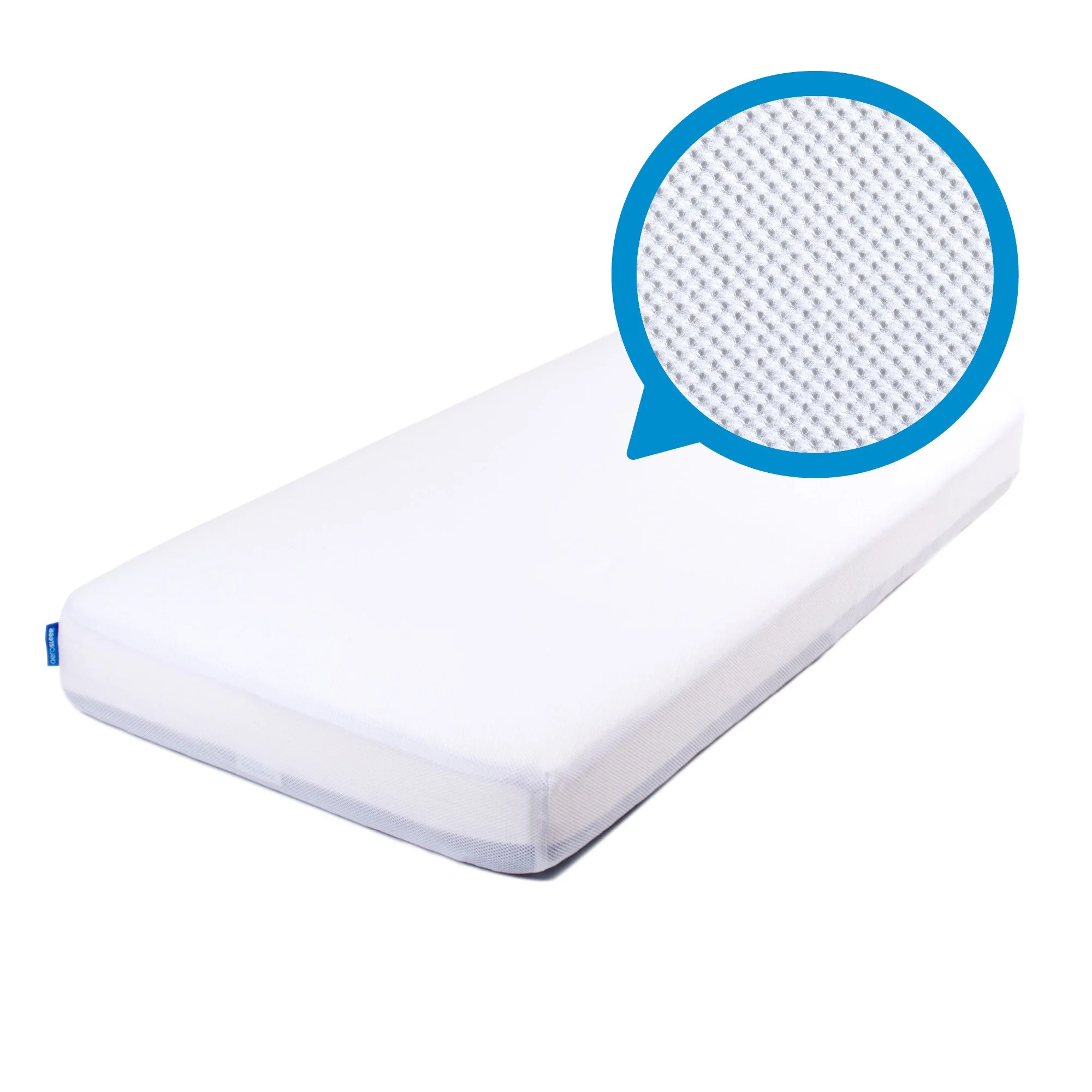 Aerosleep Hoeslaken Premium 70x140cm | Wit - Afbeelding 3