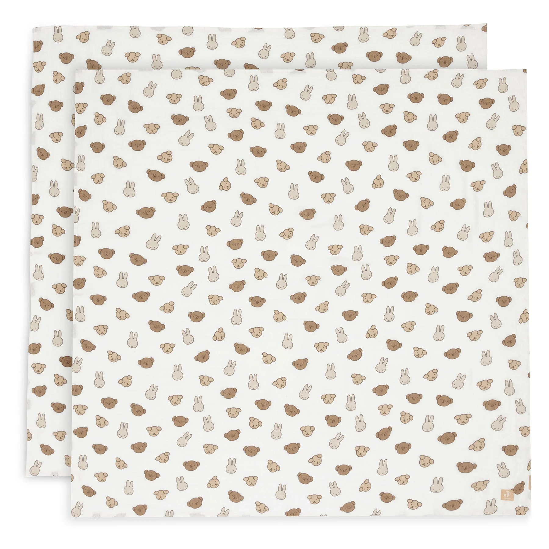 * Jollein Hydrofiele Doek Large 115x115cm Miffy And Friends (2Pack) - Afbeelding 2