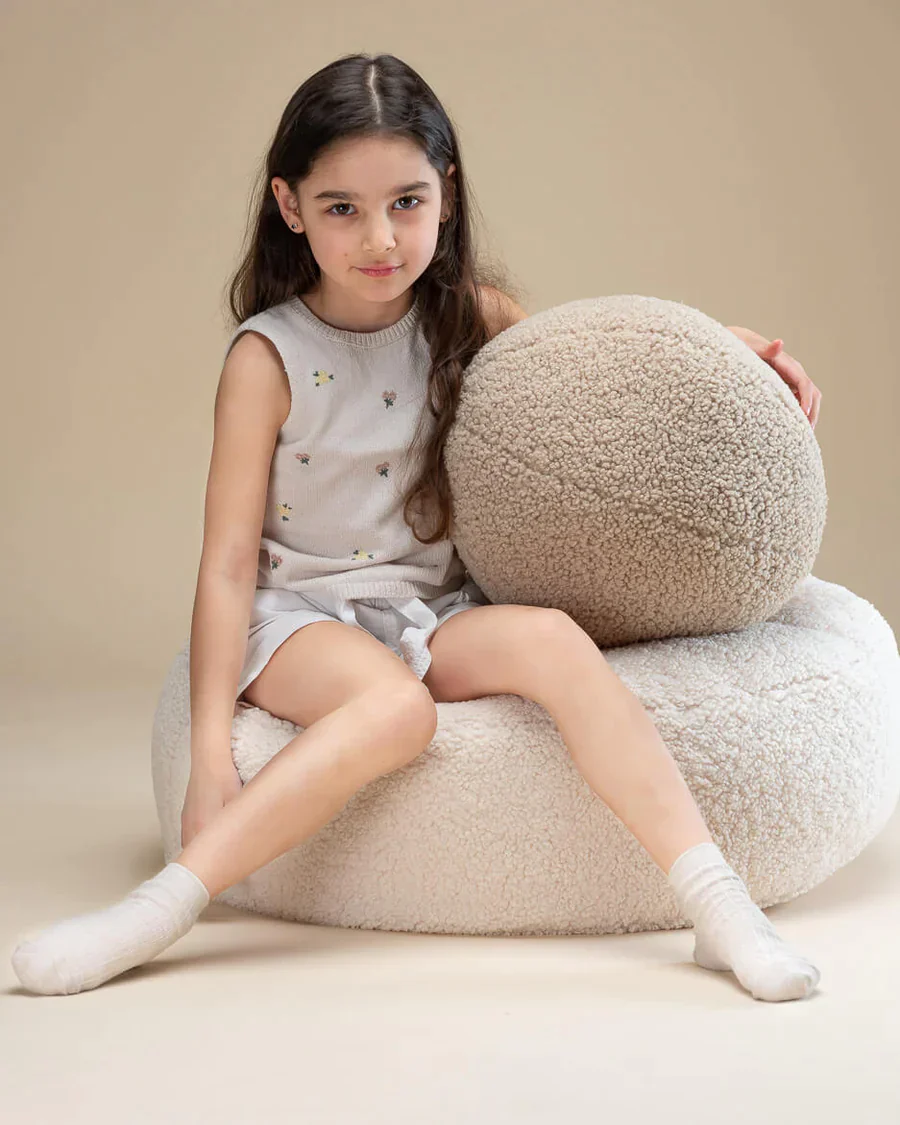 Wigiwama Pouffe Ottoman | Cream - Afbeelding 4